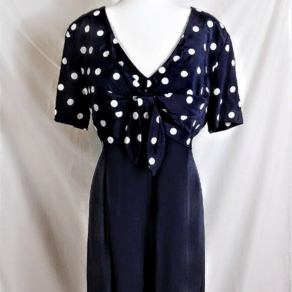 Vintage 1980's Dress with Culottes - Picture 1 of 12